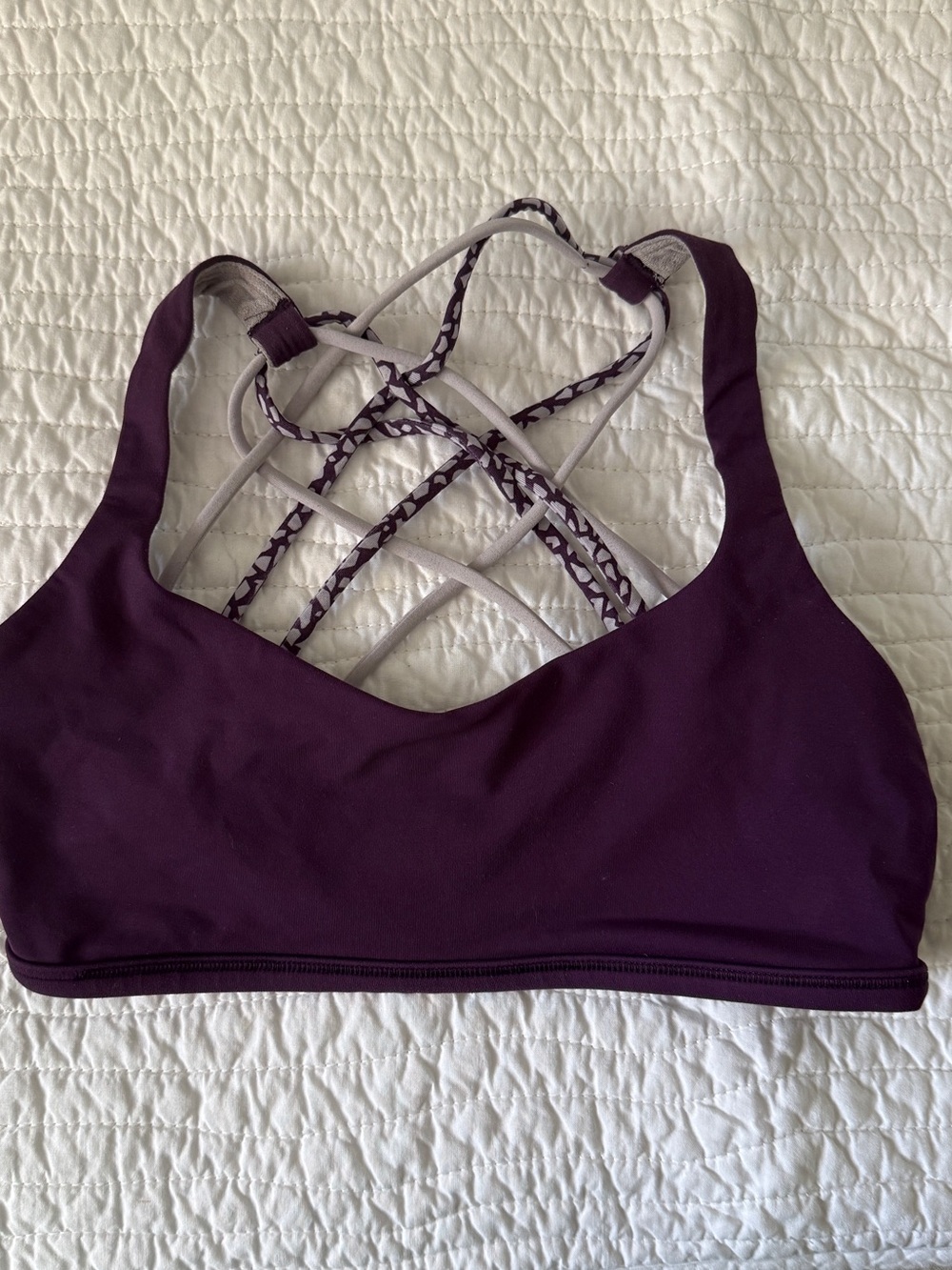Plum Lululemon Bra